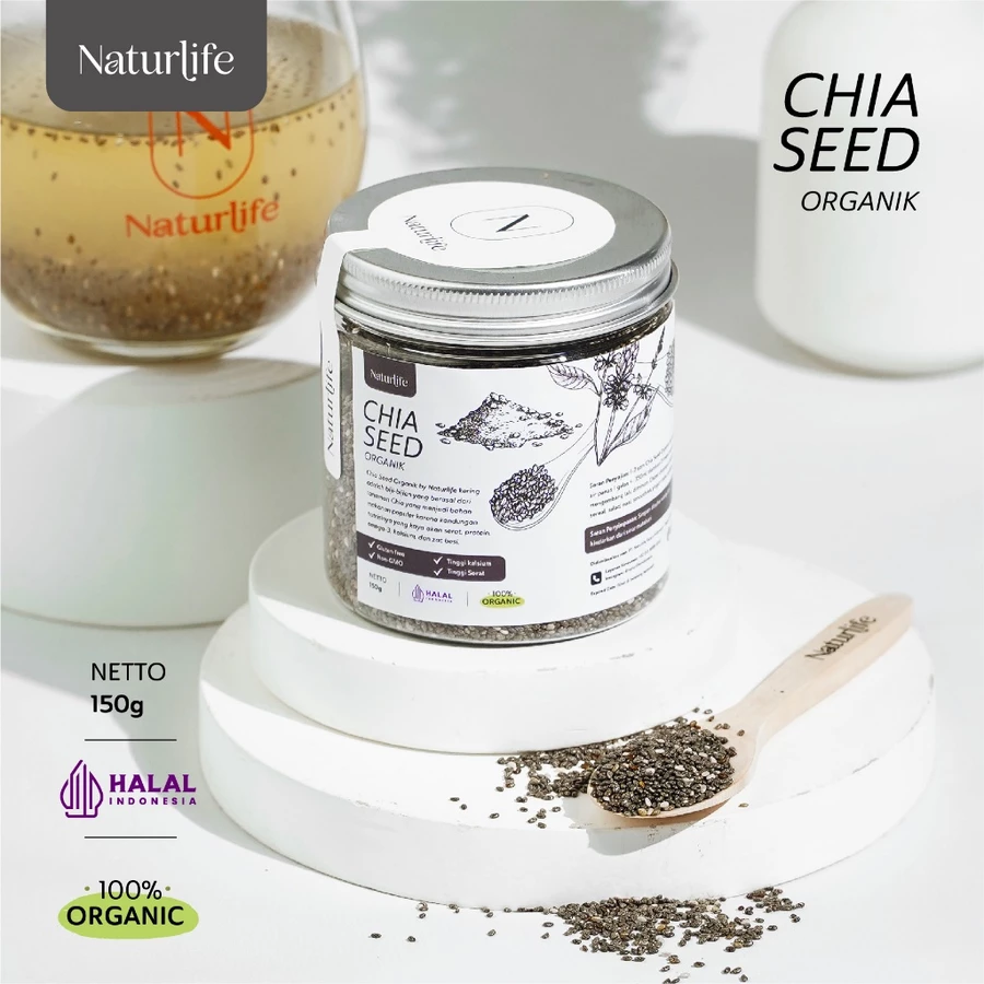 CHIA SEEDS 150G / CHIA SEEDS ORGANIC NATURLIFE